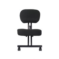 High Elastic Genuine Leather Office Chair With Armrest
