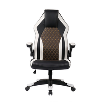 Custom Genuine Leather Office Chair With Armrest